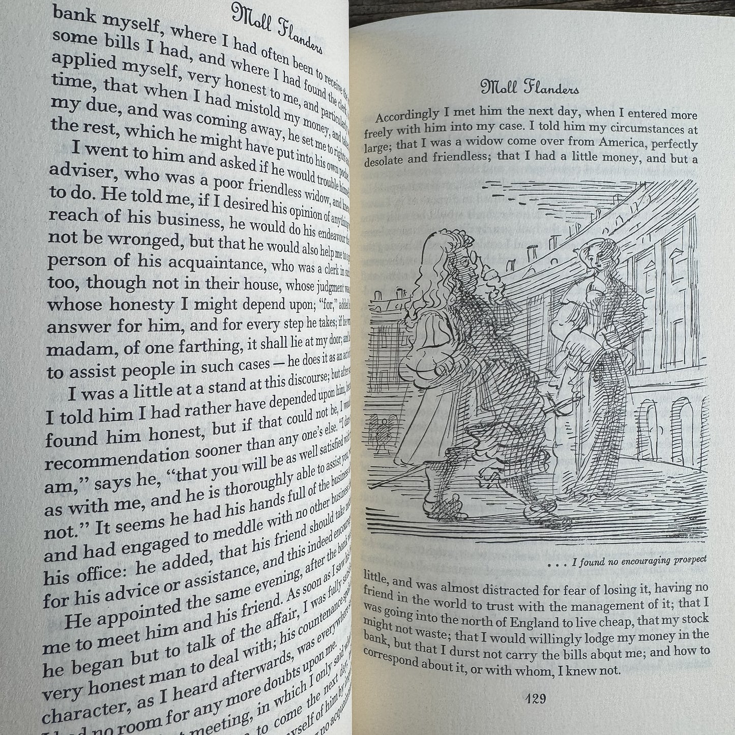 The Diary of Moll Flanders, Daniel Defoe, 1970 Heritage Press Edition