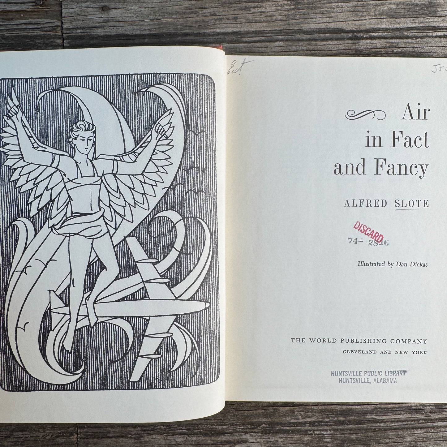 Air in Fact and Fancy, Alfred Slote, 1968