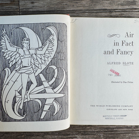 Air in Fact and Fancy, Alfred Slote, 1968
