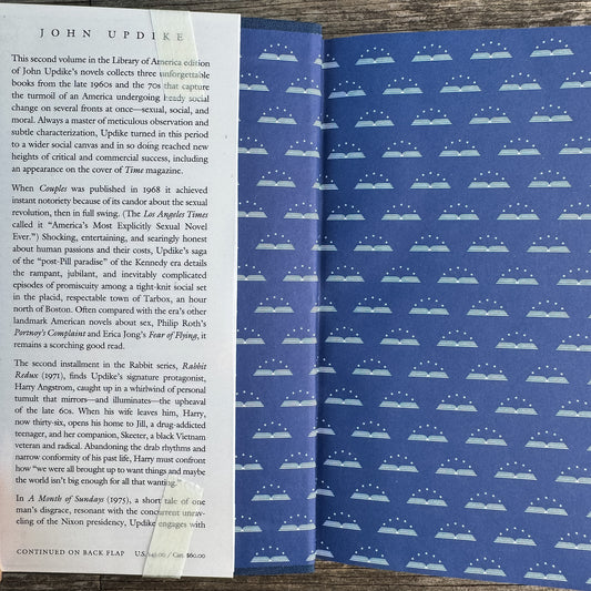 John Updike: Novels 1968–1975, Library of America, First Printing 2020