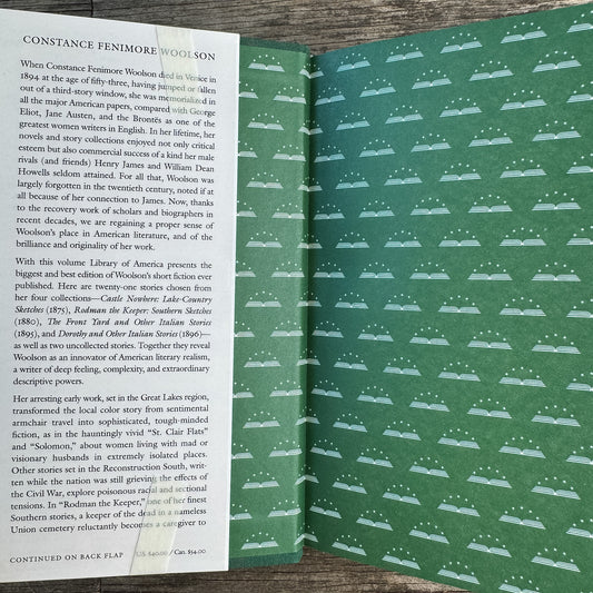 Constance Fenimore Woolson: Collected Stories, Library of America, First Printing 2020