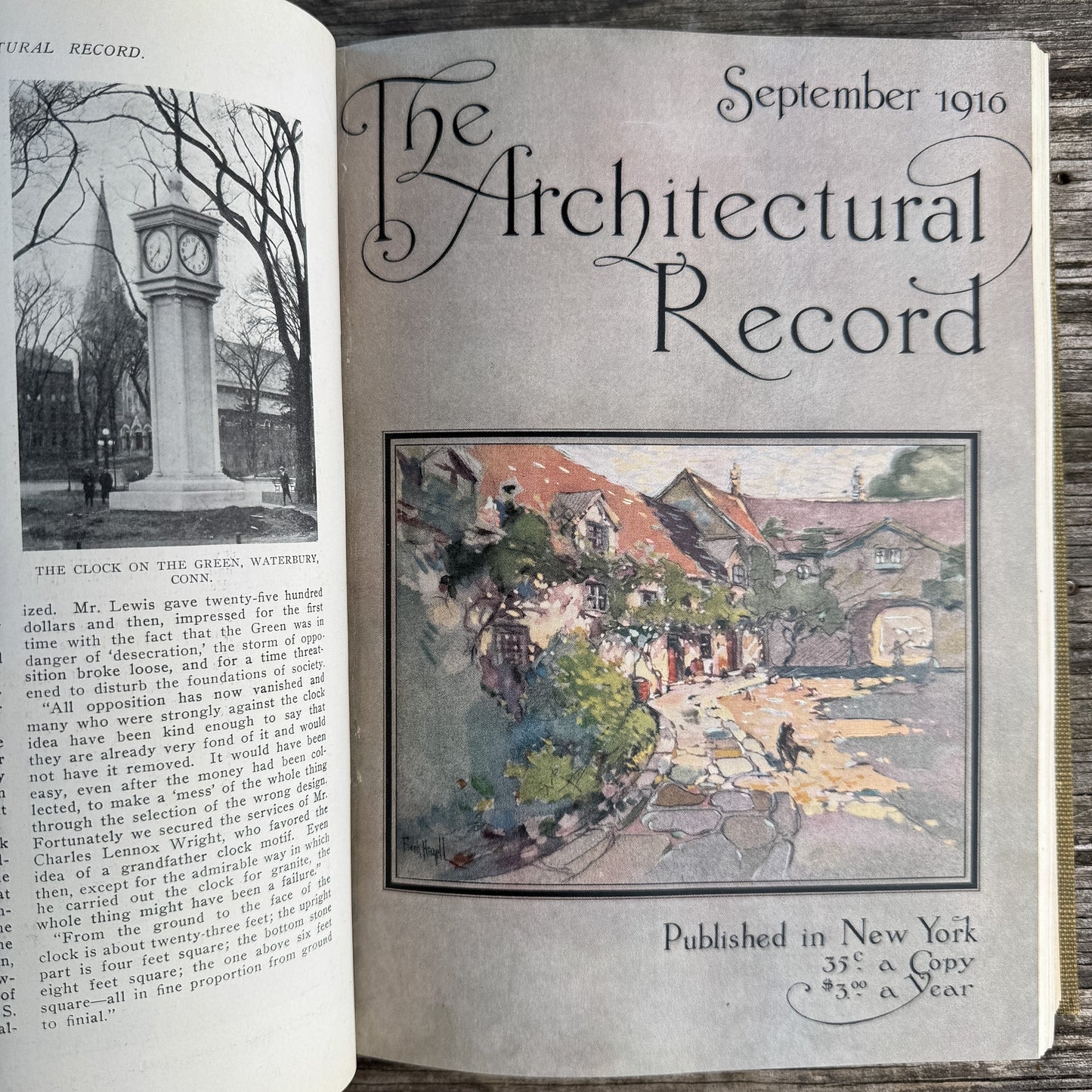 The Architectural Record, July–December 1916, Volume XL