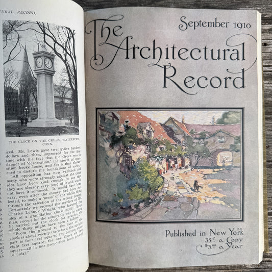 The Architectural Record, July–December 1916, Volume XL