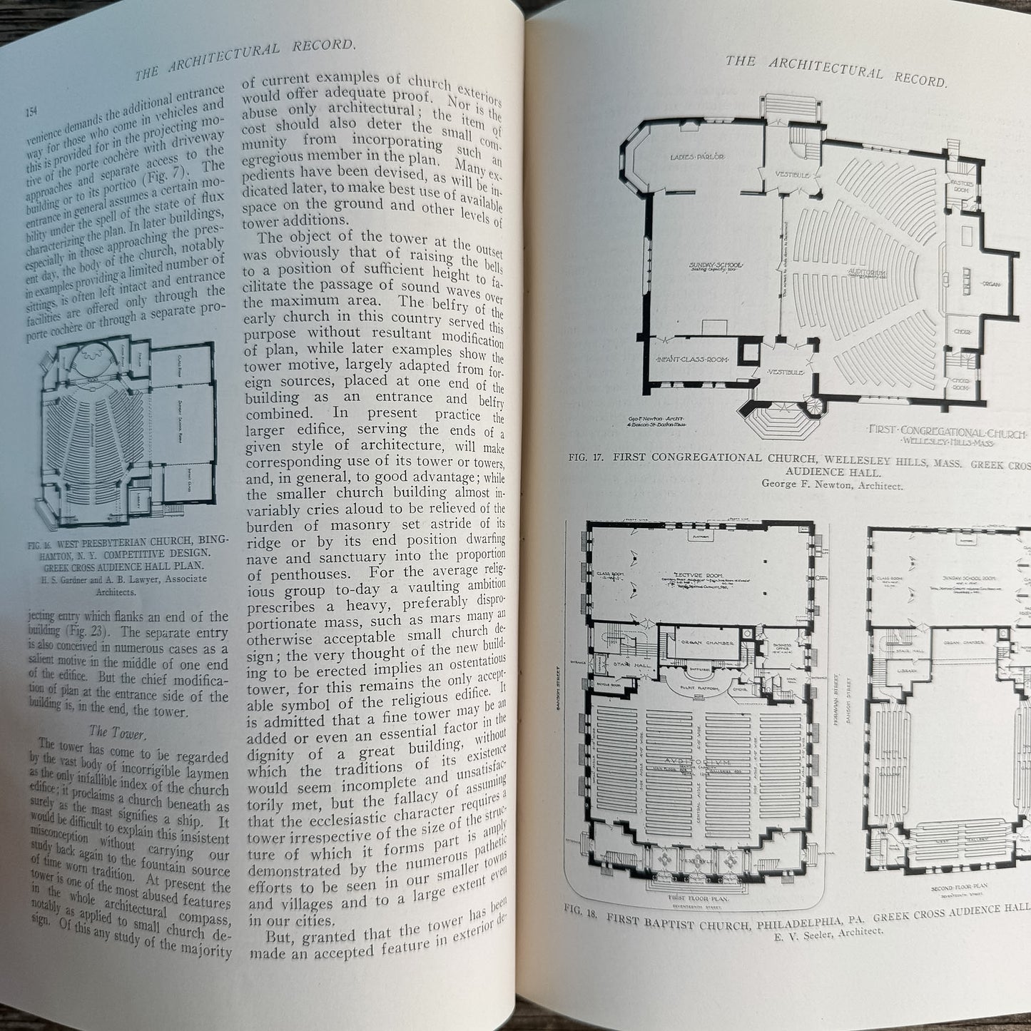 The Architectural Record, July–December 1916, Volume XL