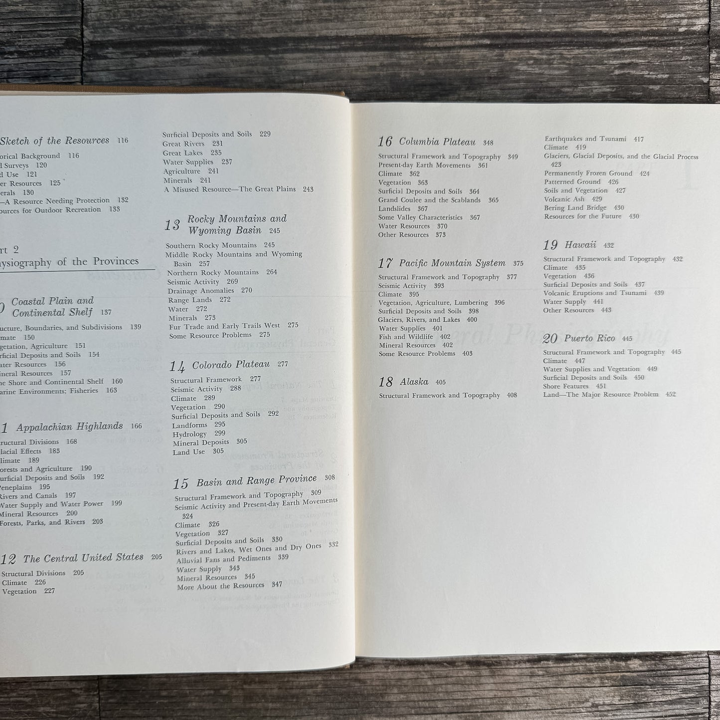 Physiography of the United States, Charles B. Hunt, 1967