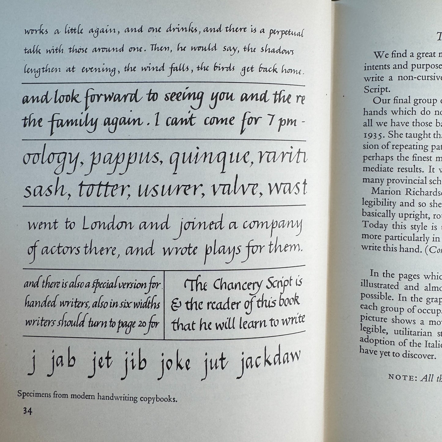 Handwriting: A National Survey, Reginald Piggott, 1958