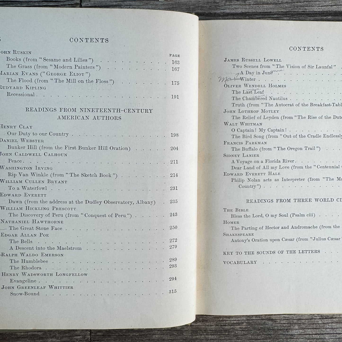 The Young and Field Advanced Literary Reader, Part Two, 1916 School Book