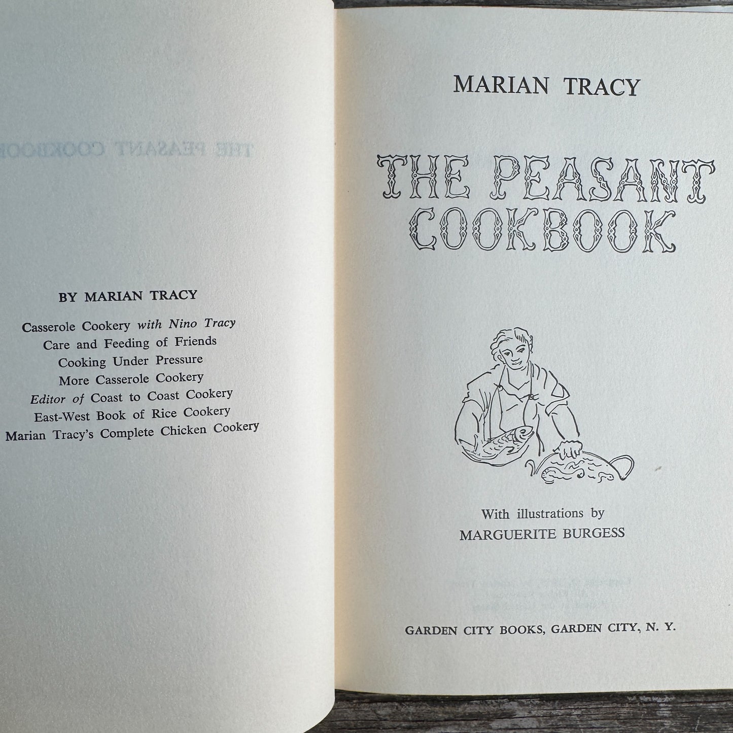 The Peasant Cookbook, Marian Tracy, 1955