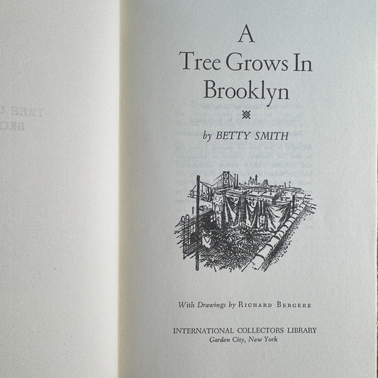 A Tree Grows in Brooklyn, Betty Smith, 1947, International Collectors Library
