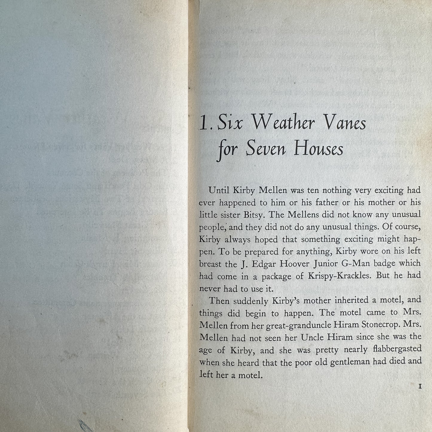The Pink Motel, Carol Ryrie Brink, 1959, First Printing