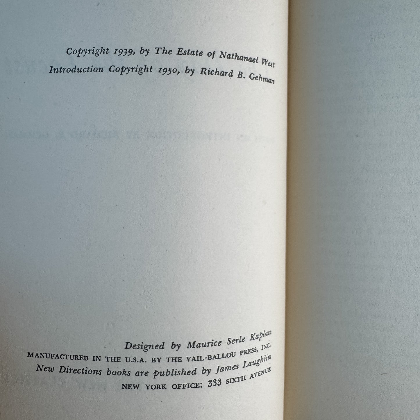 The Day of the Locust, Nathanael West, 1950