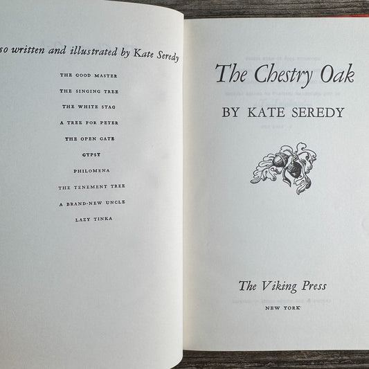 The Chestry Oak, Kate Seredy, 1948