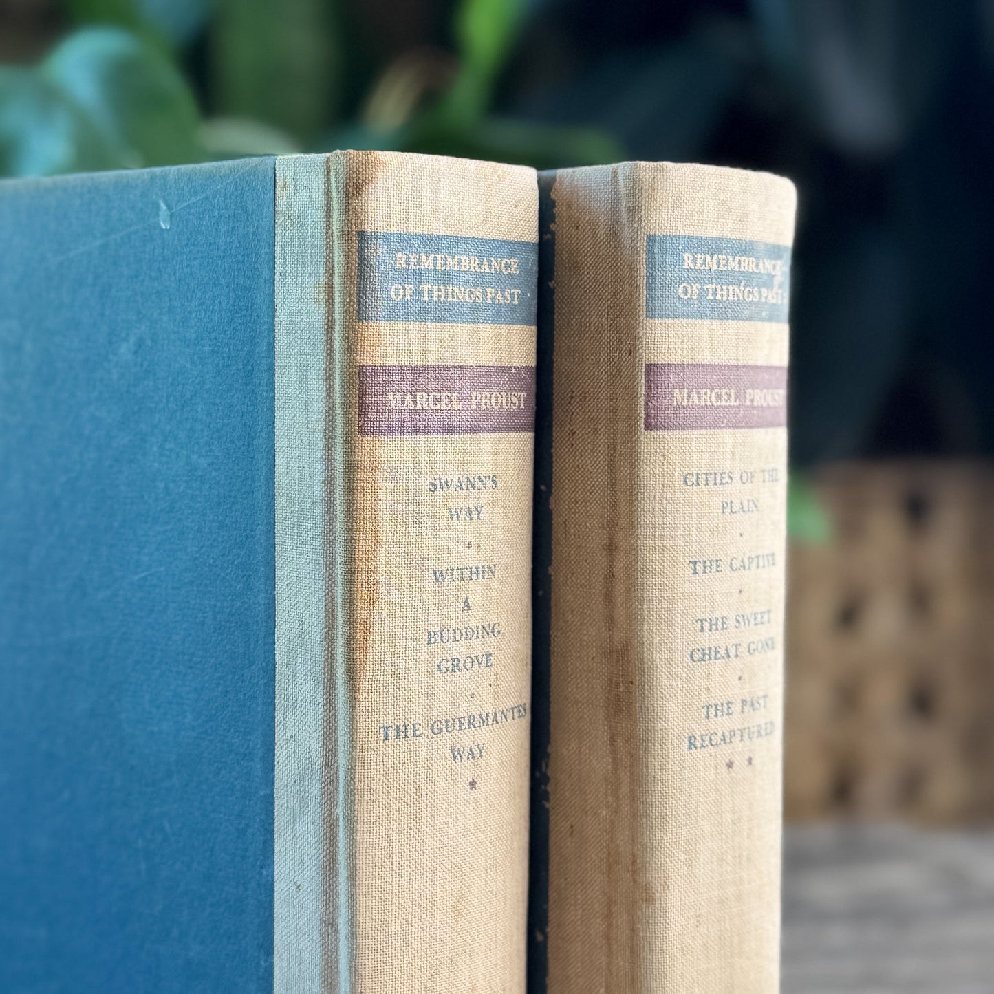 Remembrance of Things Past, Marcel Proust, 2-Volume Vintage Book Set, 1934