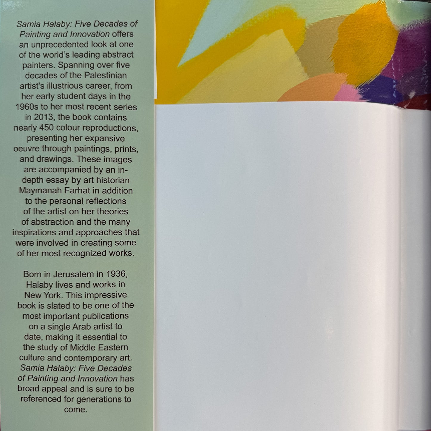 Samia Halaby: Five Decades of Painting and Innovation, Maymanah Farhat, 2013