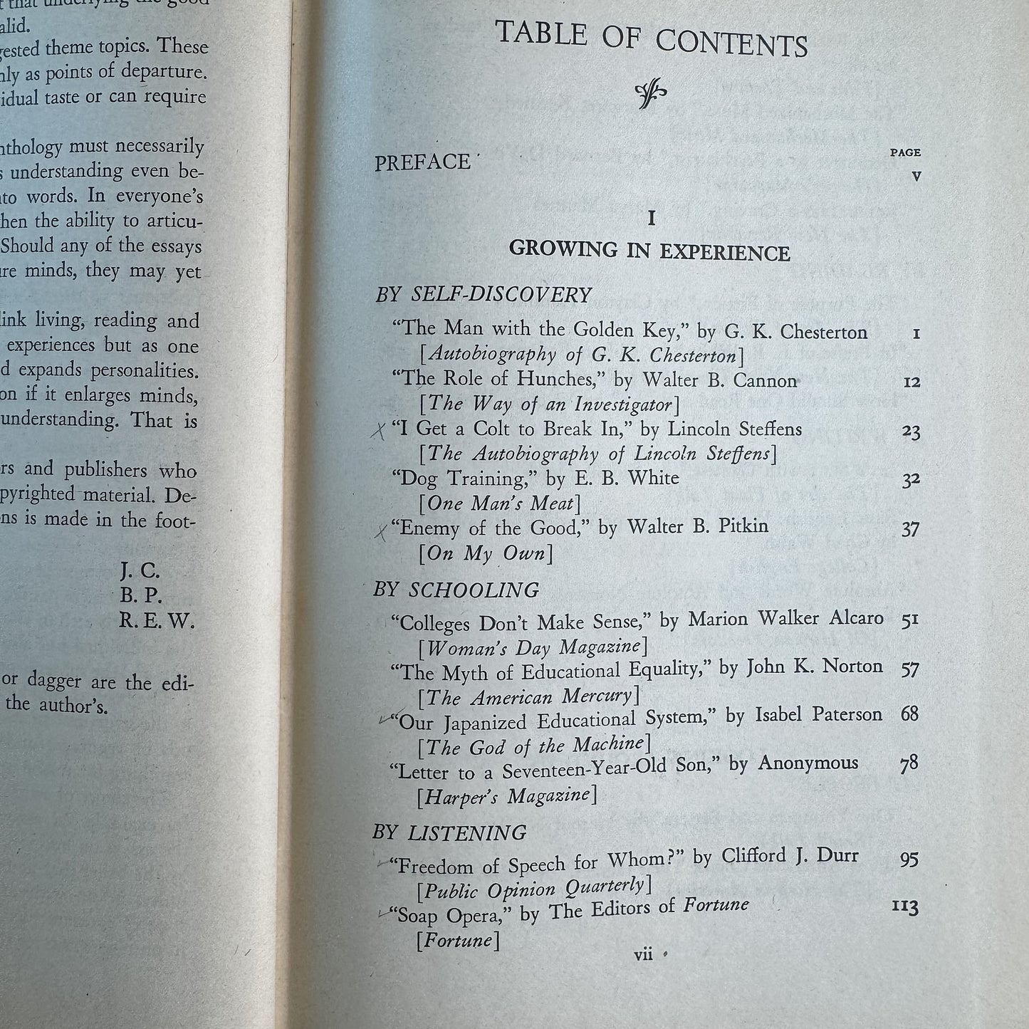Living, Reading, and Thinking, Chamberlin, Presley, and Watters, 1948