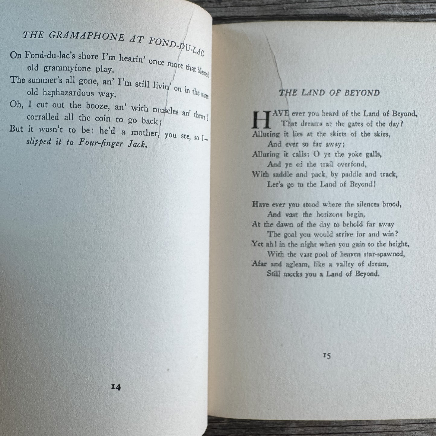 Rhymes of a Rolling Stone, Robert Service, 1940, Triangle Books Edition