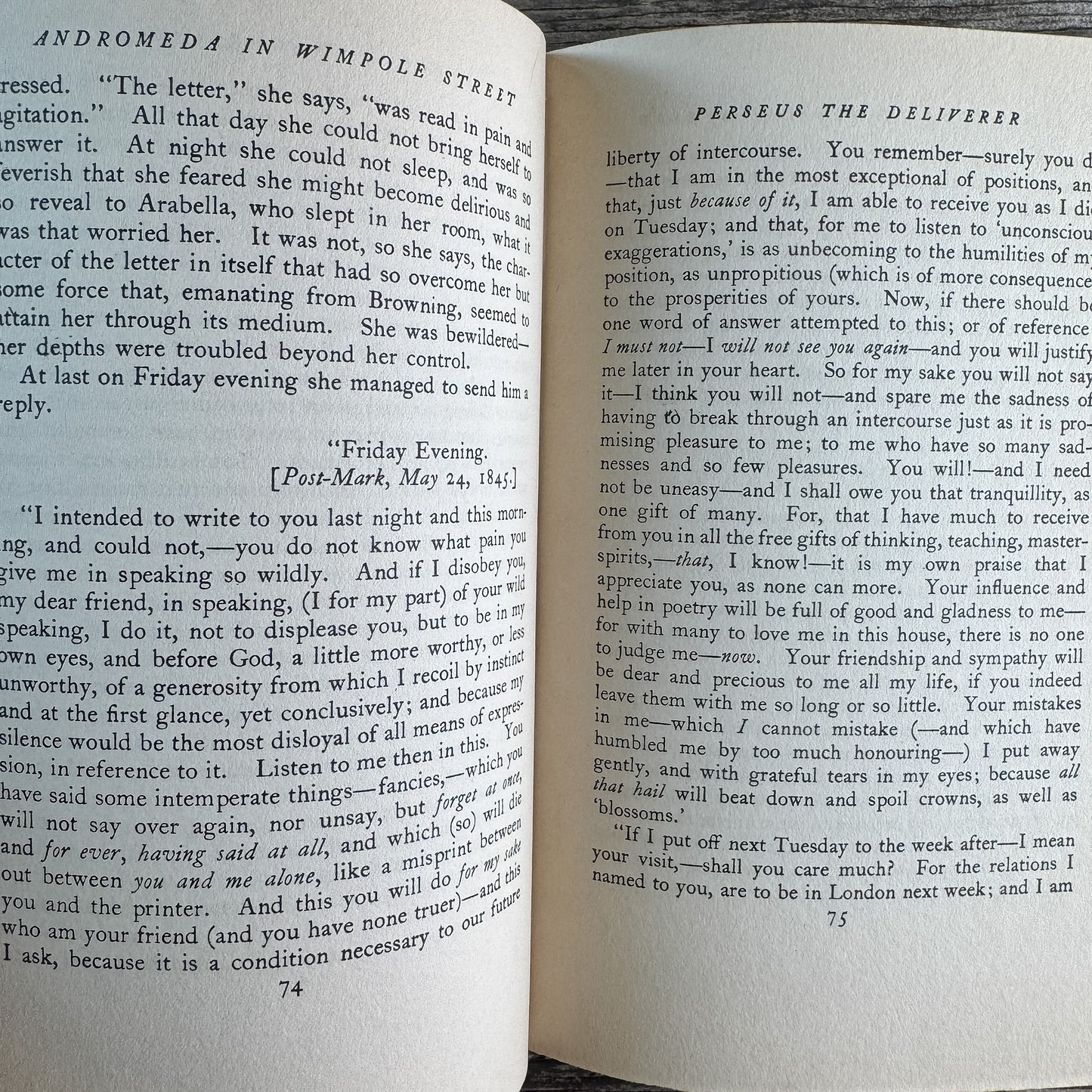 Andromeda in Wimpole Street: The Romance of Elizabeth Barrett Browning, 1932
