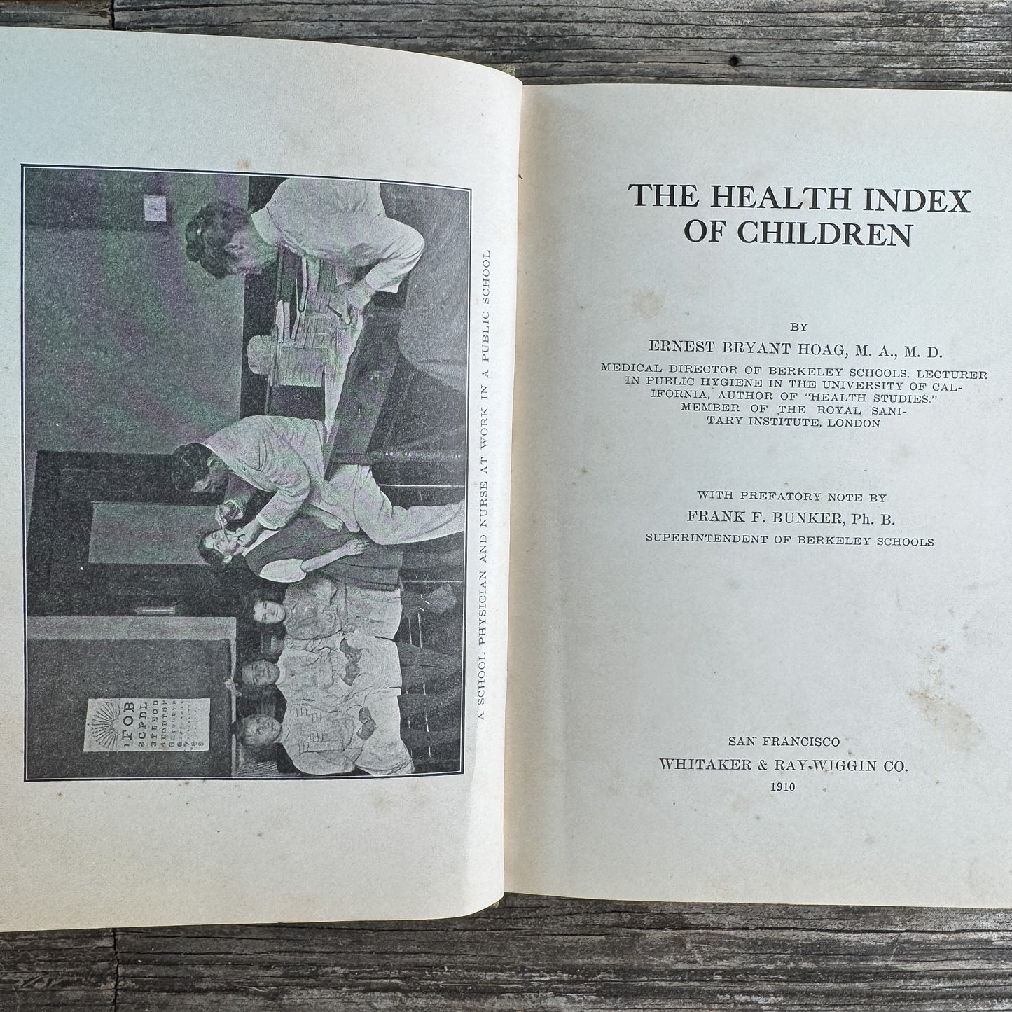 The Health Index of Children, Ernest Bryant Hoag, 1910