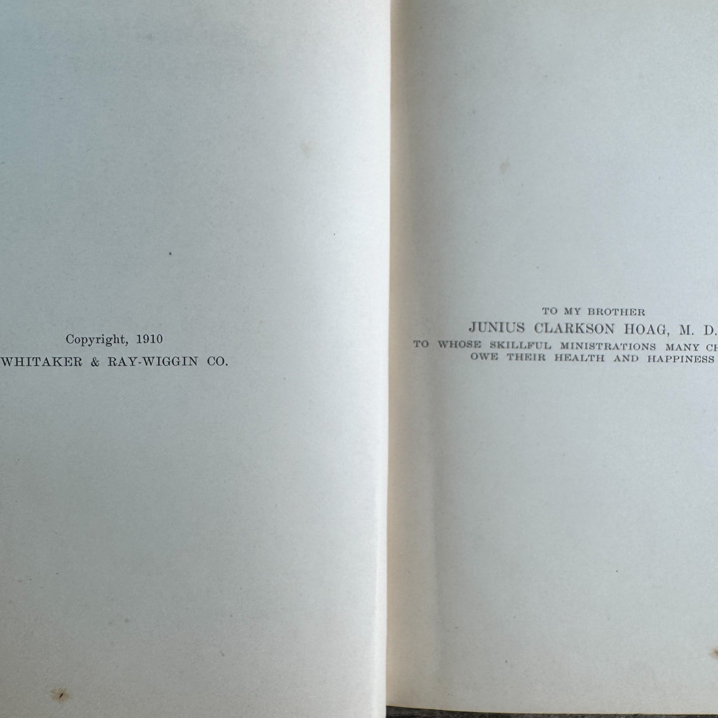 The Health Index of Children, Ernest Bryant Hoag, 1910