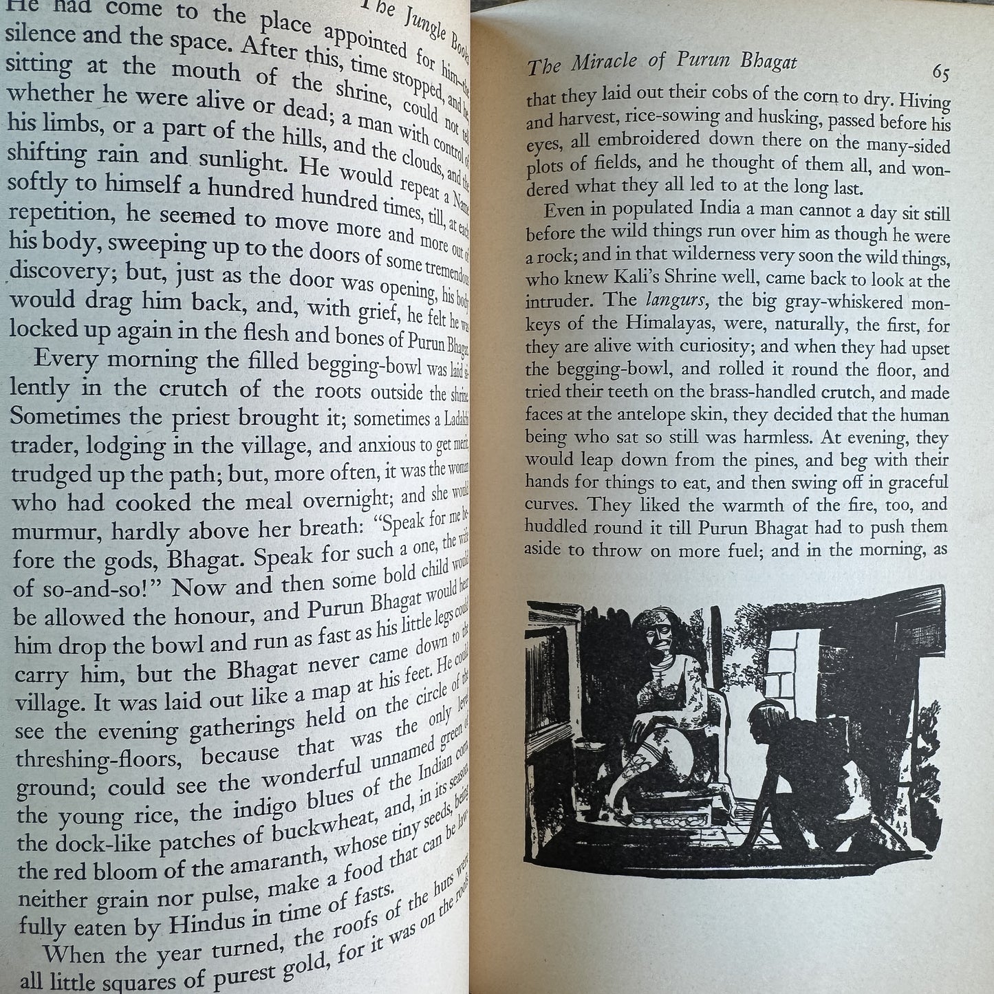 The Jungle Book and The Second Jungle Book, Rudyard Kipling, Two-Volume Set, 1948