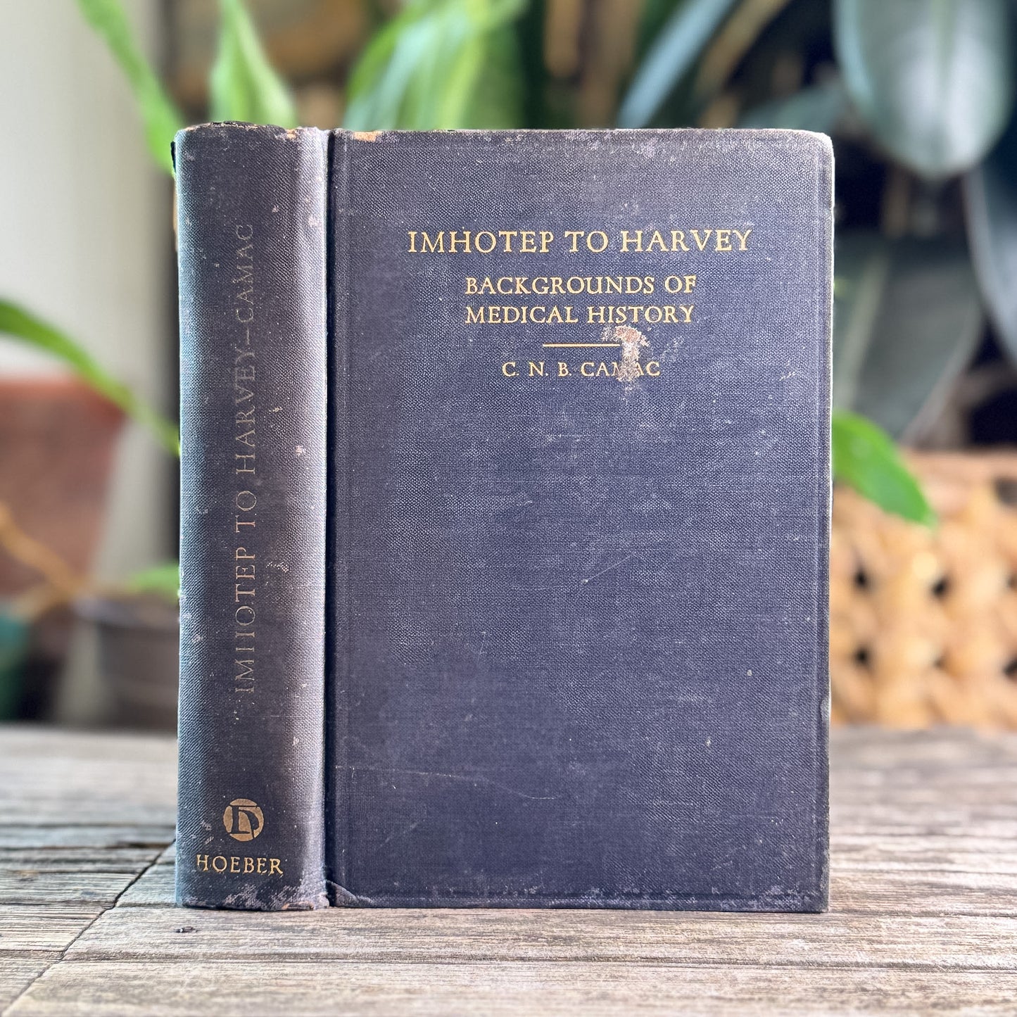 Imhotep to Harvey: Backgrounds of Medical History, C. N. B. Camac, 1931