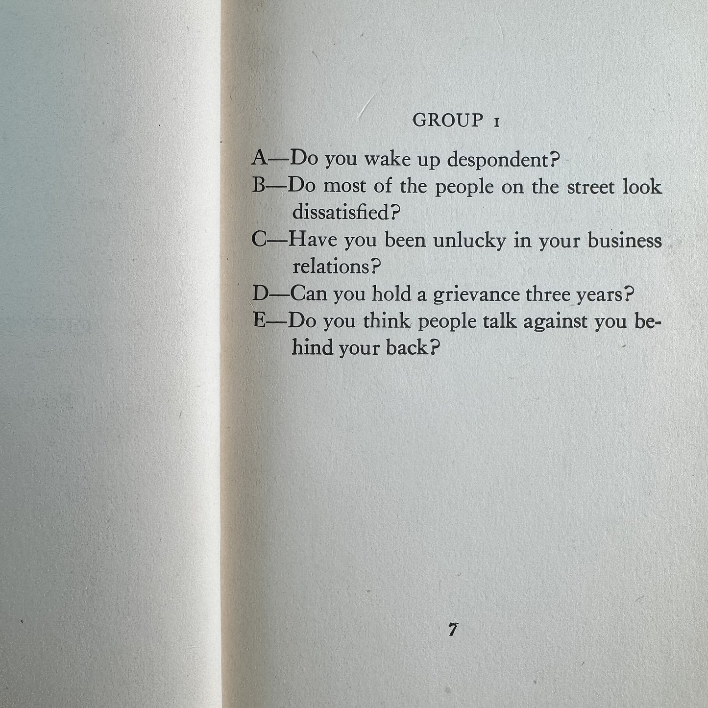 I've Got Your Number: A Book of Self-Analysis, 1927