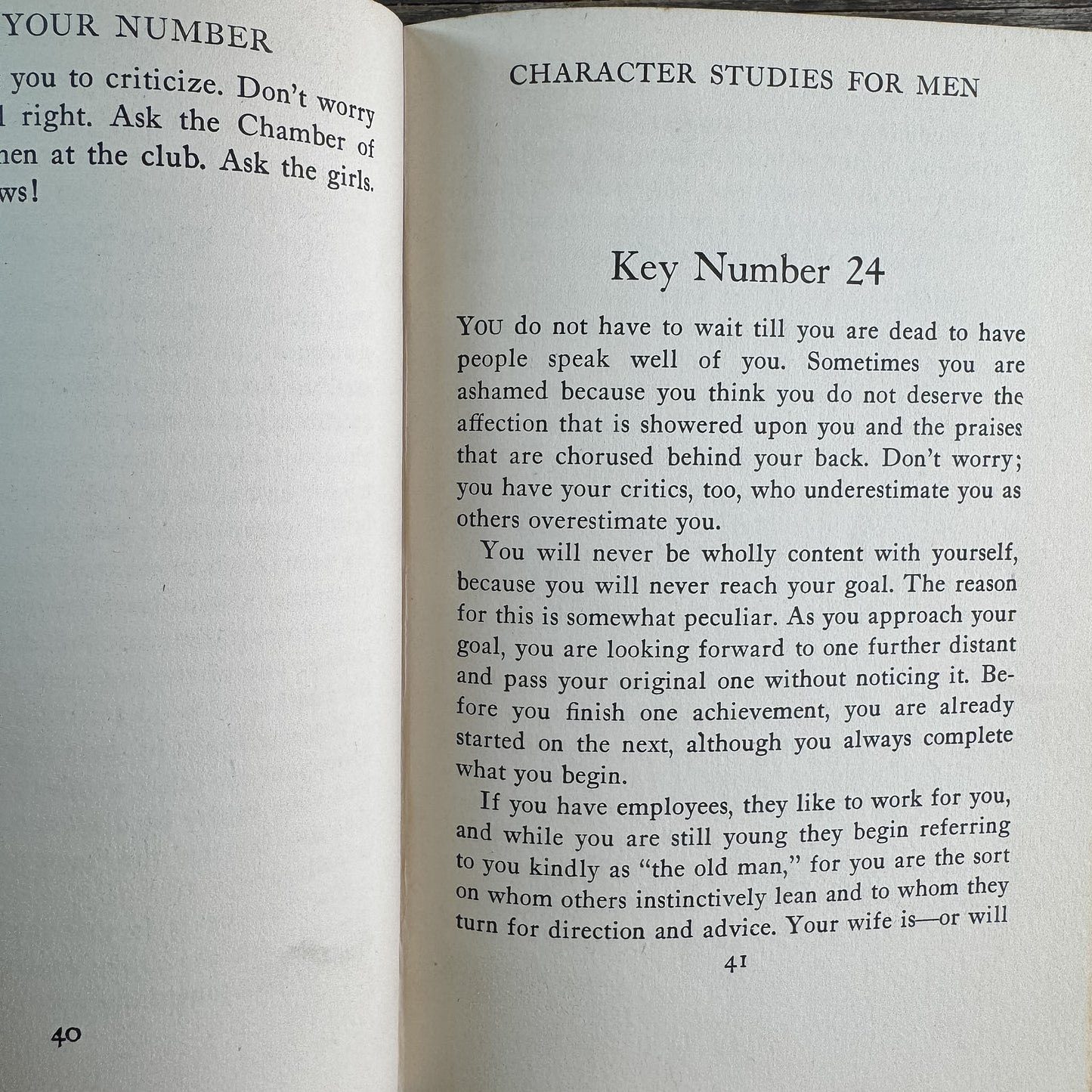 I've Got Your Number: A Book of Self-Analysis, 1927