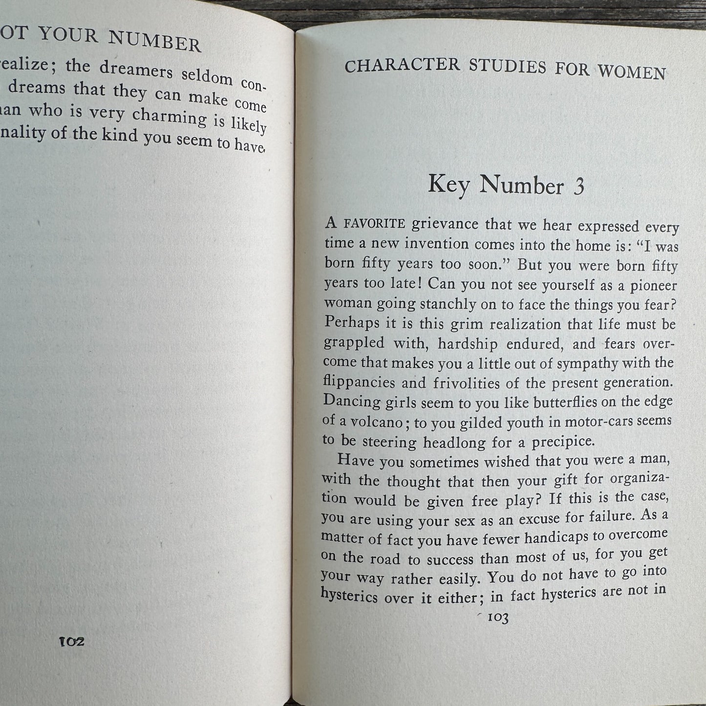 I've Got Your Number: A Book of Self-Analysis, 1927