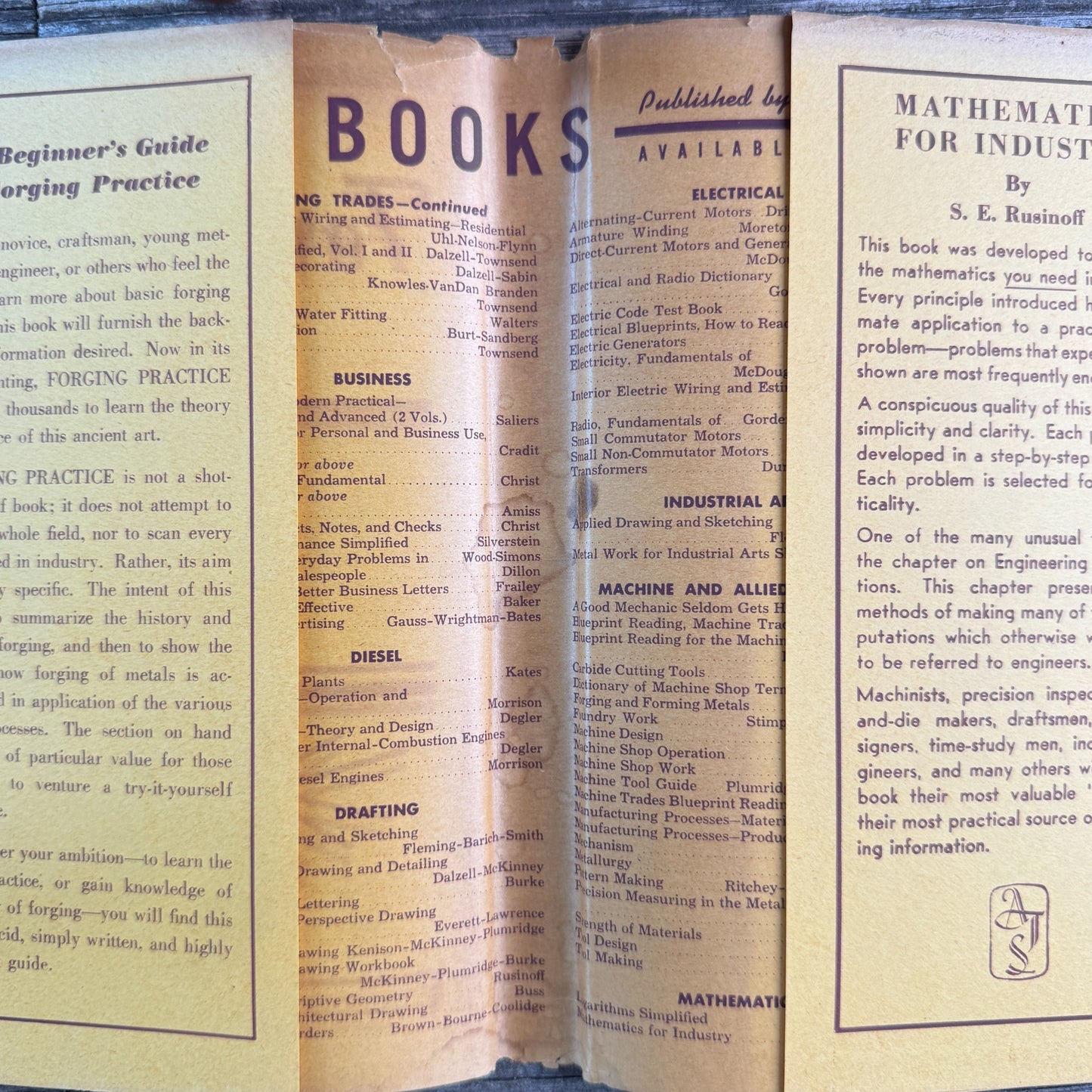Forging Practice, Karl G. Johnson, 1953, Tenth Printing