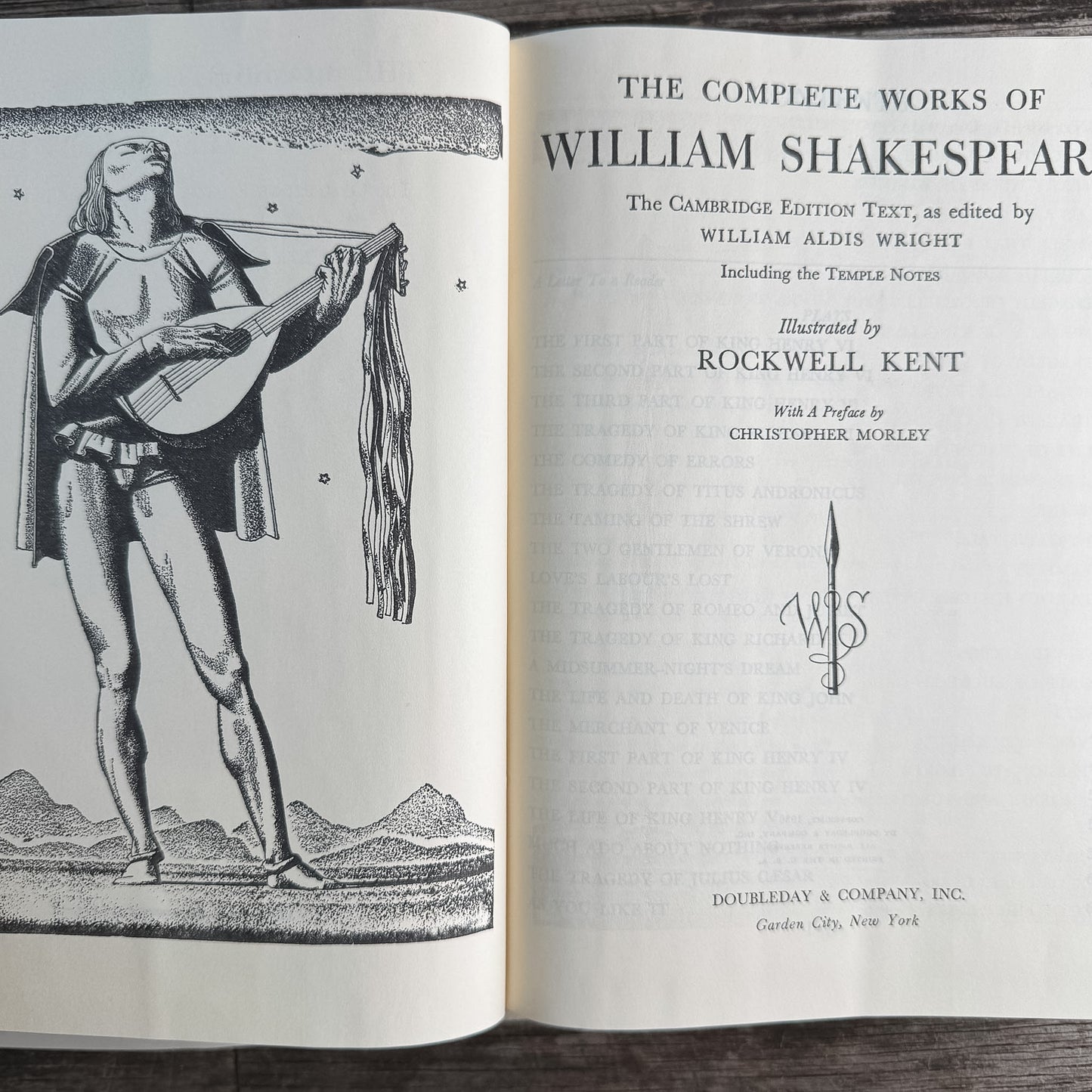 The Complete Works of Shakespeare, Rockwell Kent Illustrated Edition, 1936