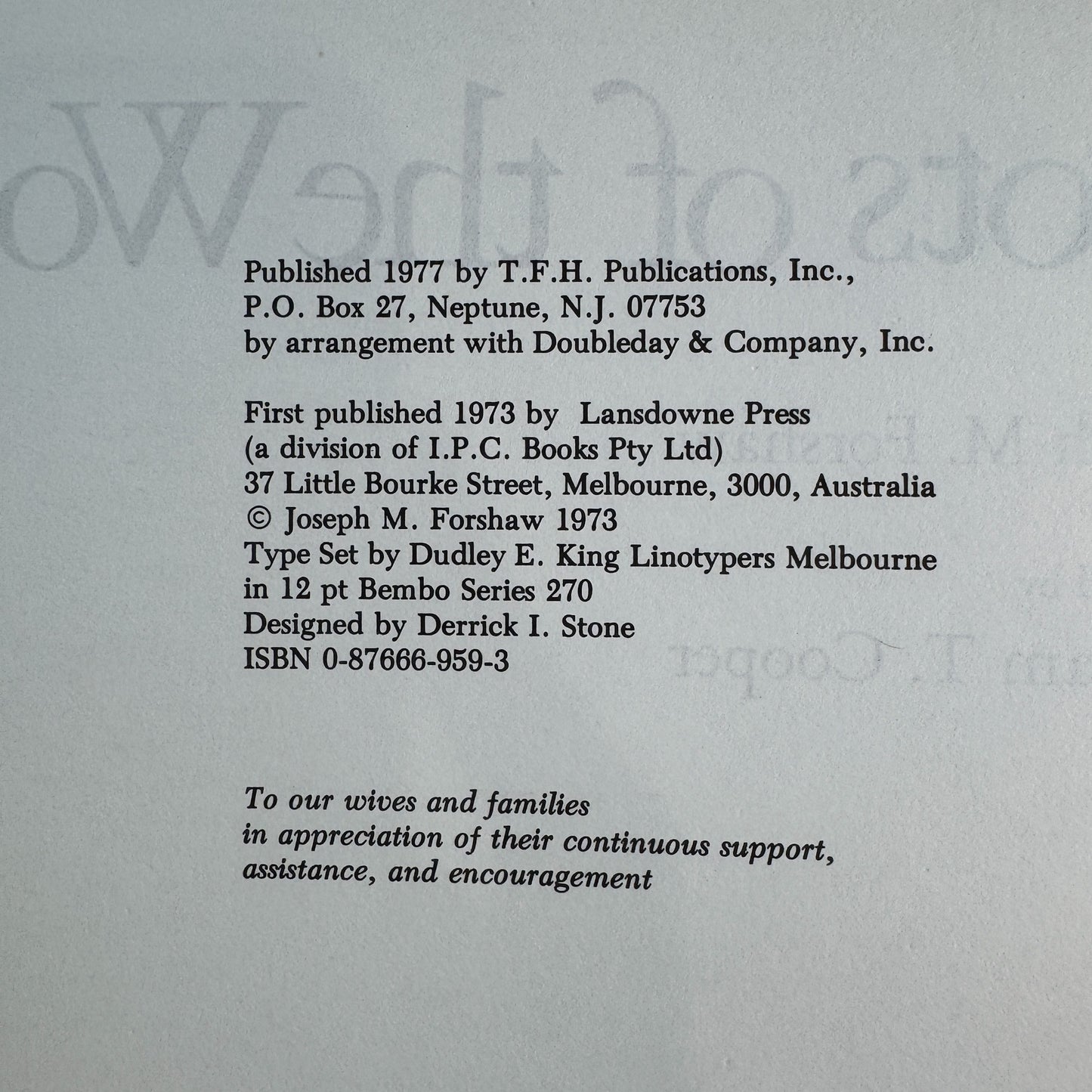 Parrots of the World, Joseph M. Forshaw, 1977