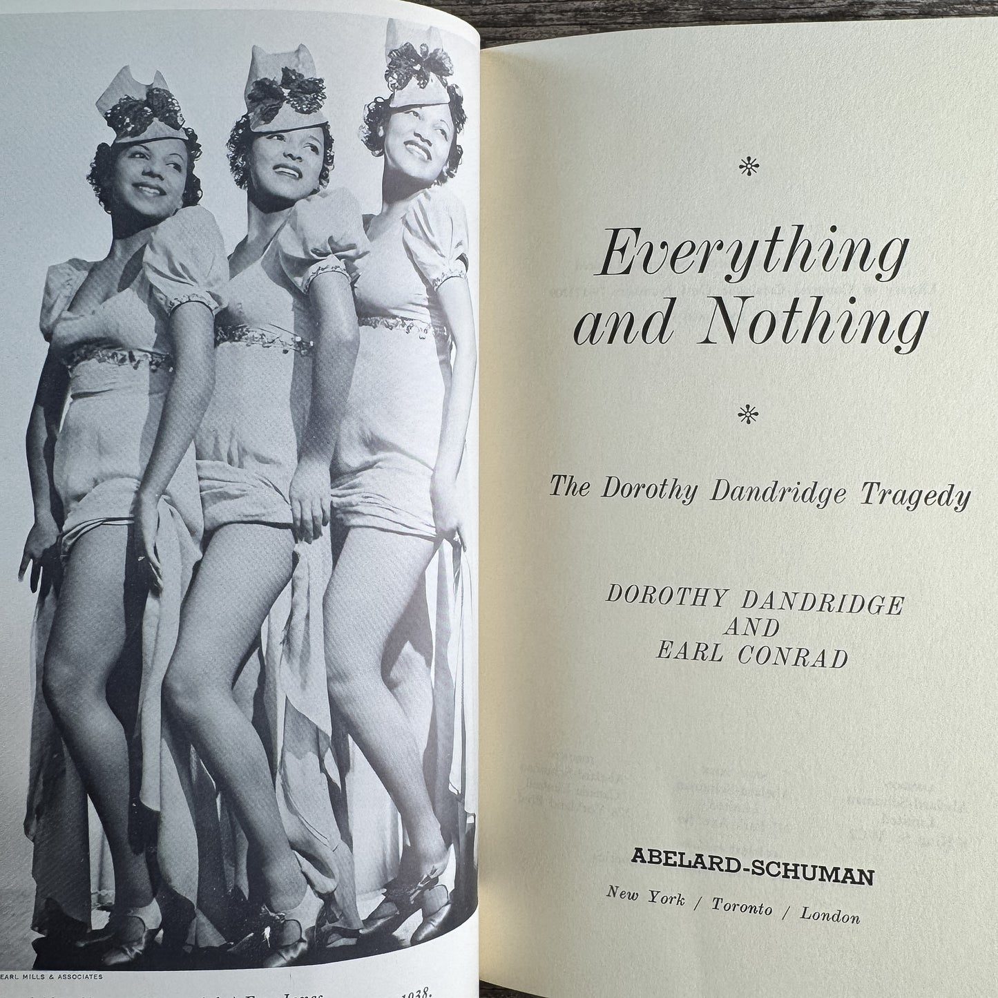 Everything and Nothing: The Dorothy Dandridge Tragedy, Dorothy Dandridge and Earl Conrad, 1970