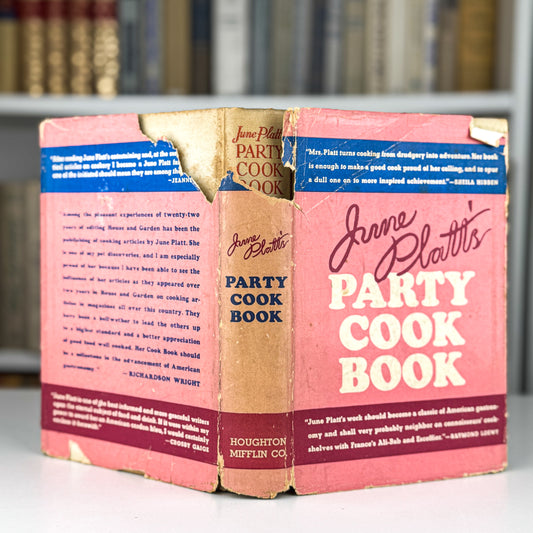 June Platt's Party Cook Book, 1936, Hardcover