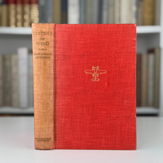 Listen! The Wind, Anne Morrow Lindbergh, 1st Ed., 1938