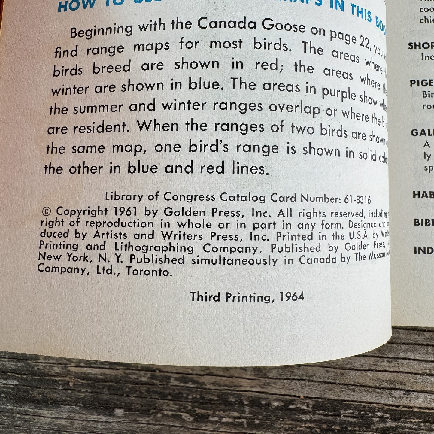 Game Birds, A Golden Guide, 1961