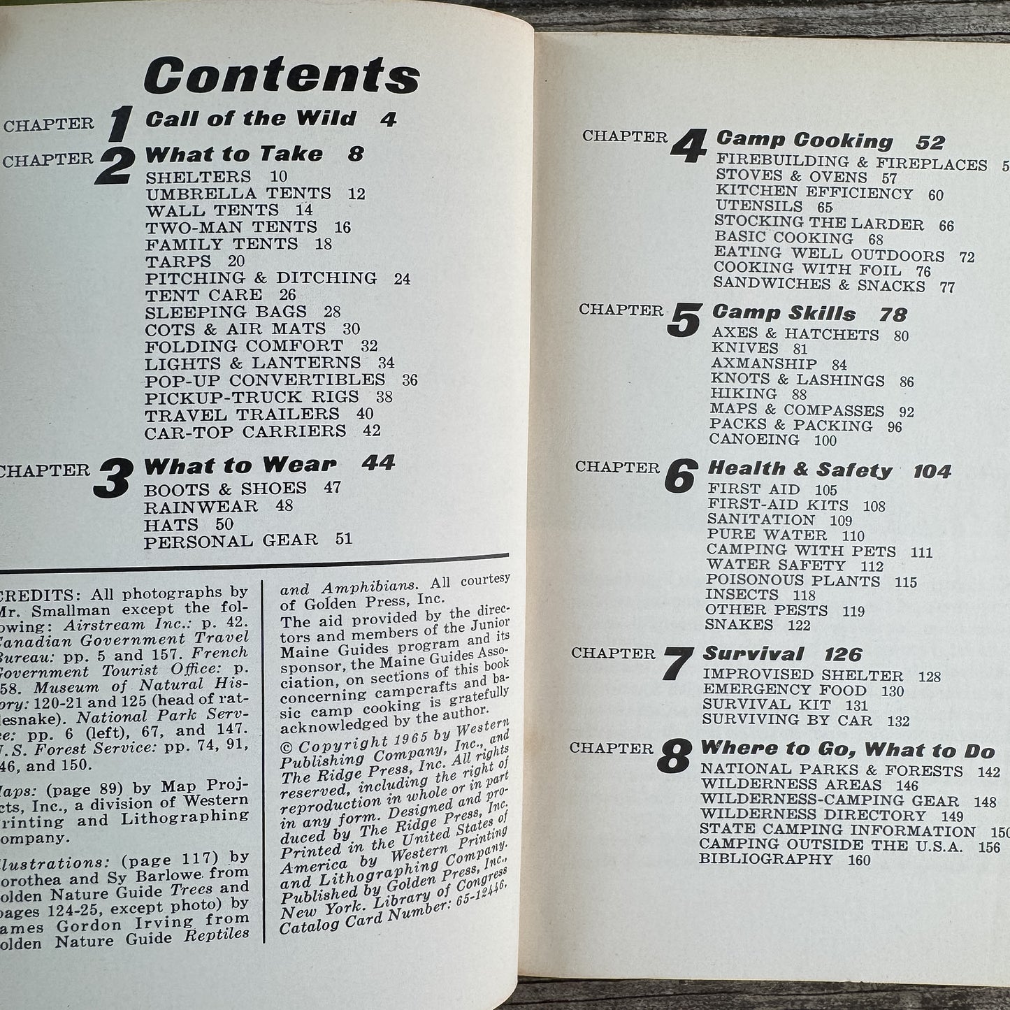 The Golden Guide to Camping, Robert E. Smallman, 1965