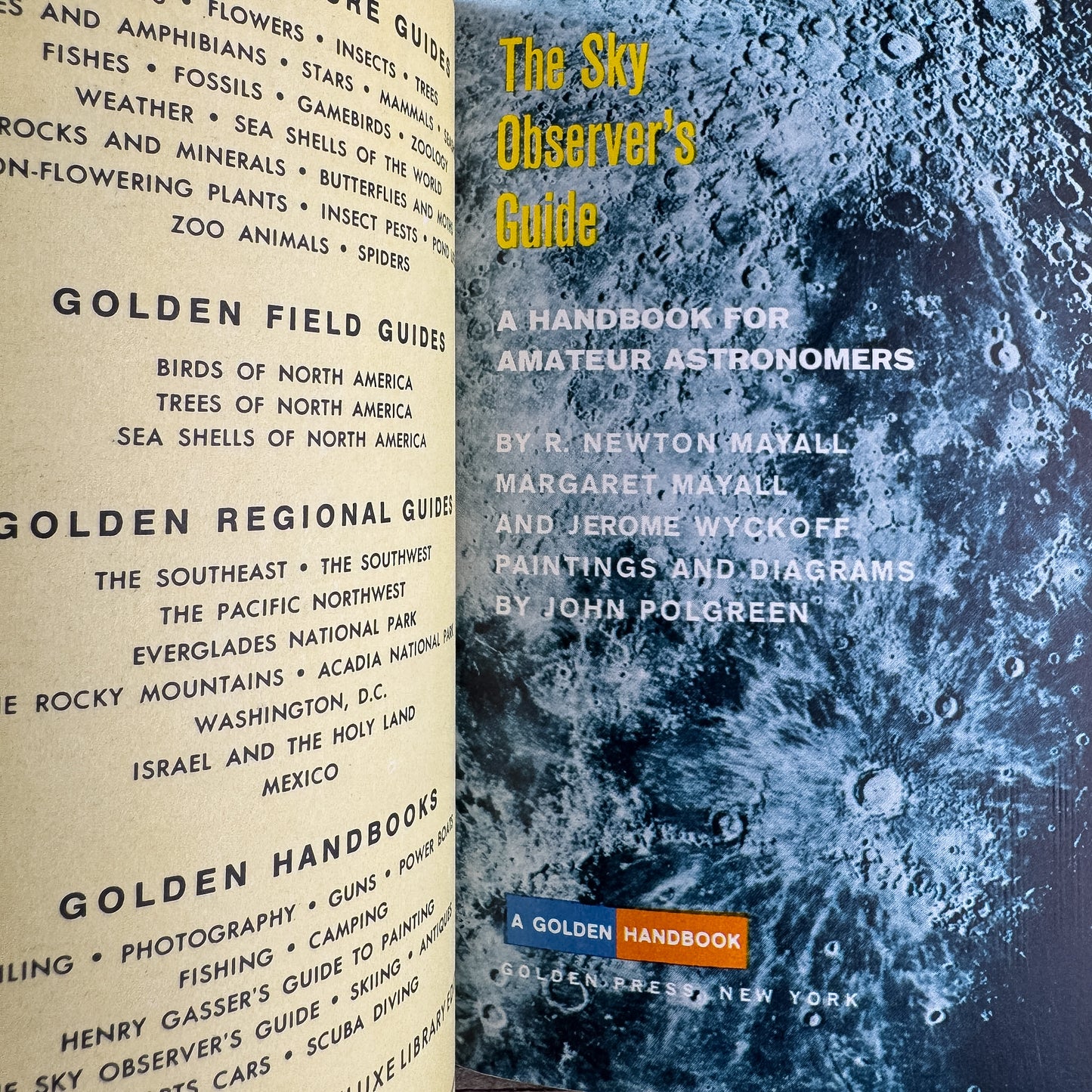 The Sky Observer's Guide, Golden Handbook, 1959