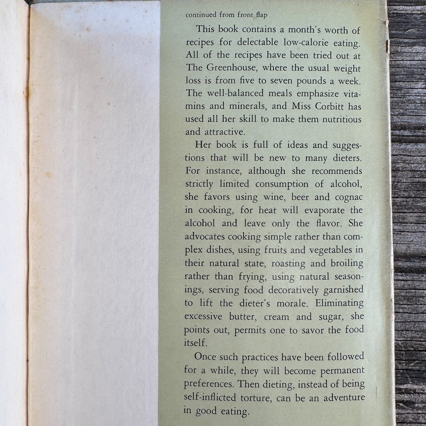 Cooks For Looks, Helen Corbitt, 1967, Neiman Marcus Diet Cookbook