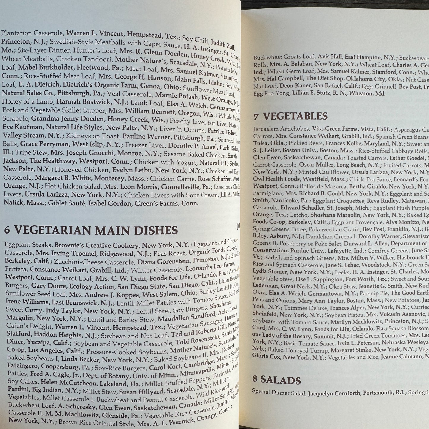 The New York Times Natural Foods Cookbook, 1971, Jean Hewitt