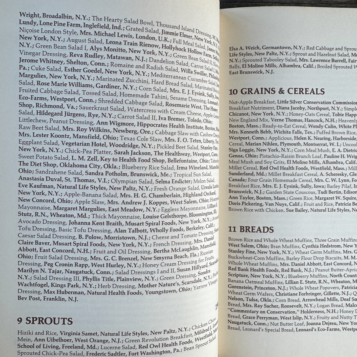 The New York Times Natural Foods Cookbook, 1971, Jean Hewitt