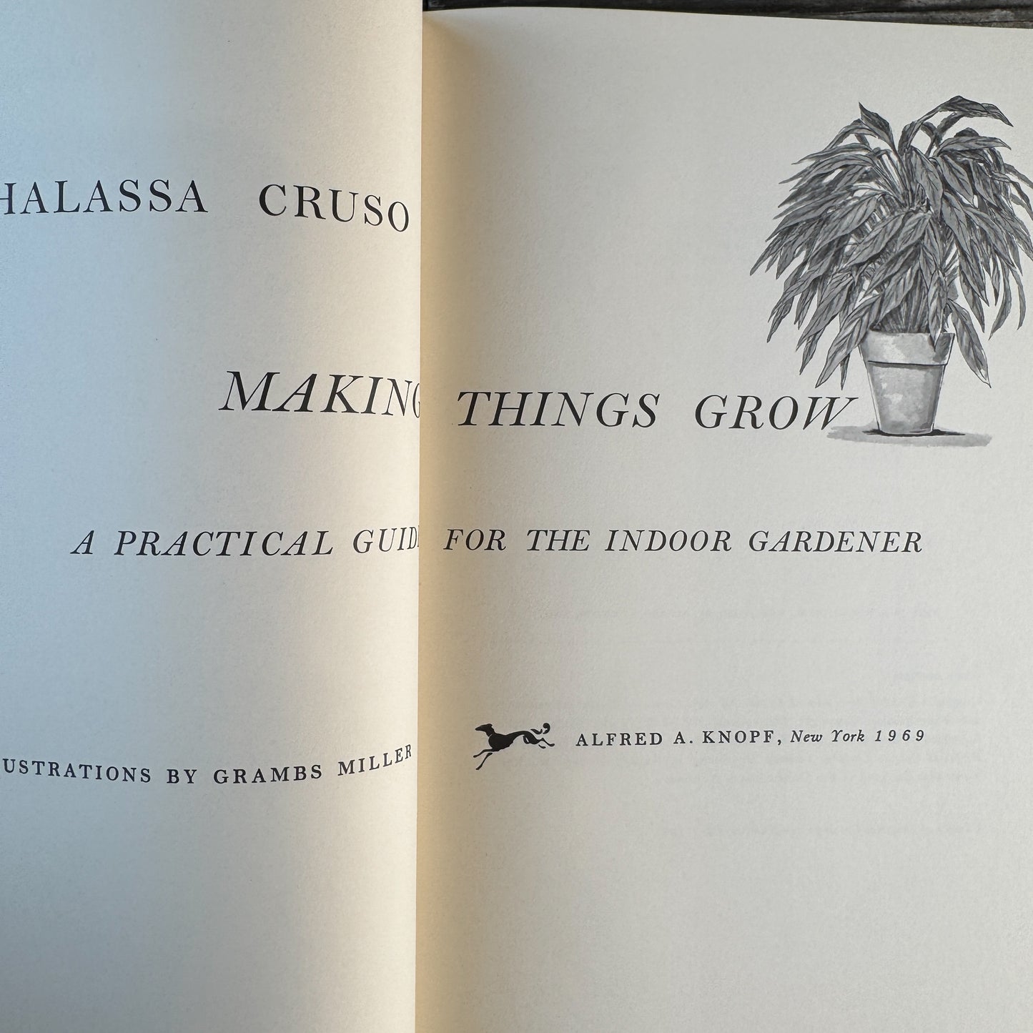 Making Things Grow, 1969 Illustrated Indoor Gardening Guide