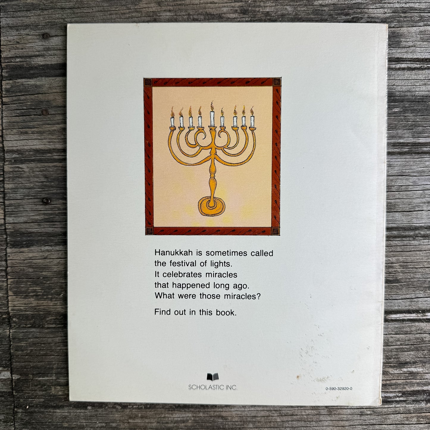 A Picture Book of Hanukkah, David A. Adler, 1982