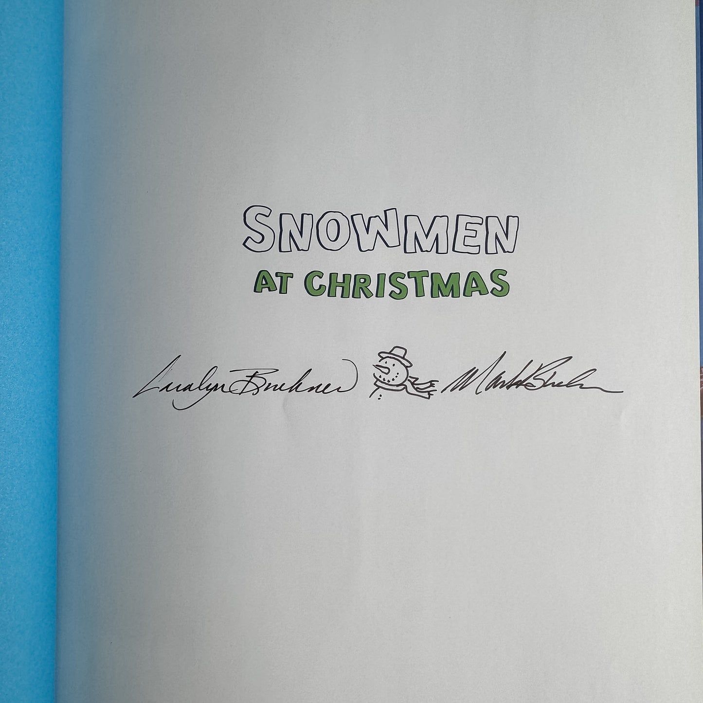 Snowmen at Christmas, Caralyn Buehner, 2005, Signed Copy