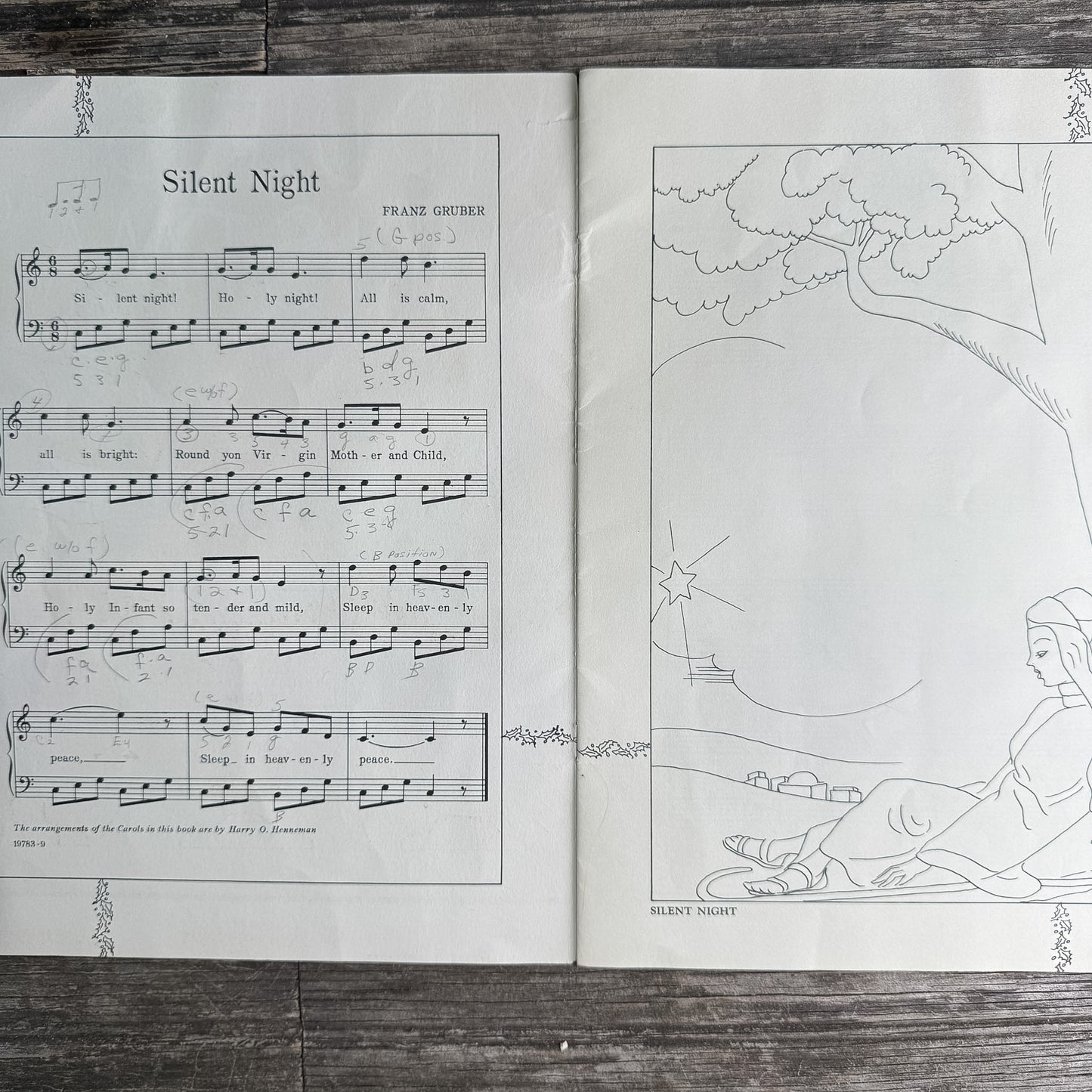 Kiddies' Christmas, 1937 Music and Coloring Book