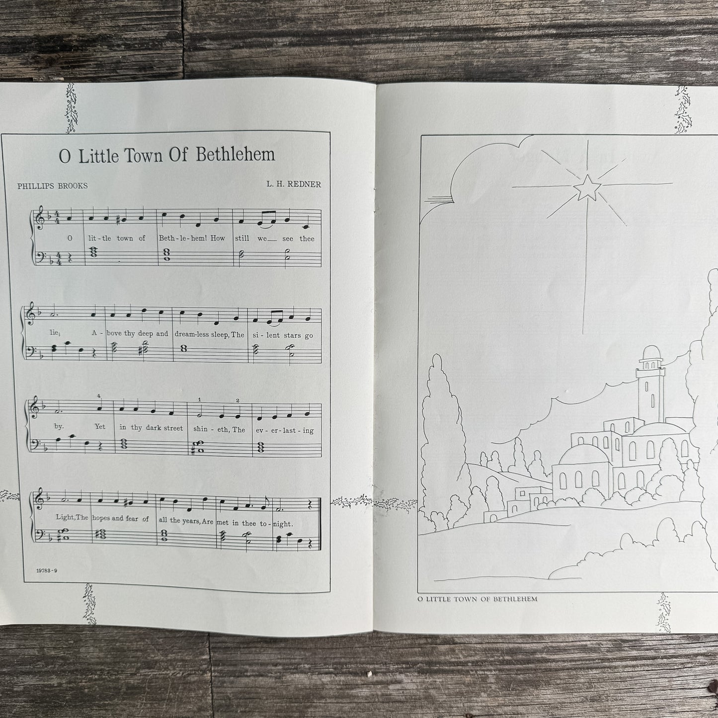 Kiddies' Christmas, 1937 Music and Coloring Book