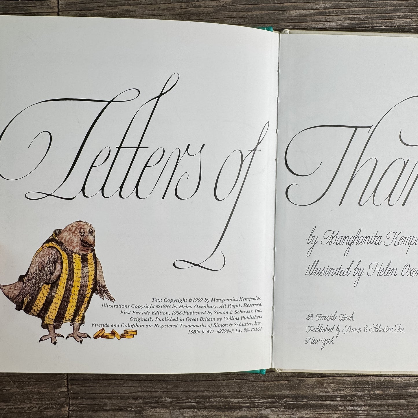 Letters of Thanks: A Christmas Tale, Manghanita Kempadoo, 1969