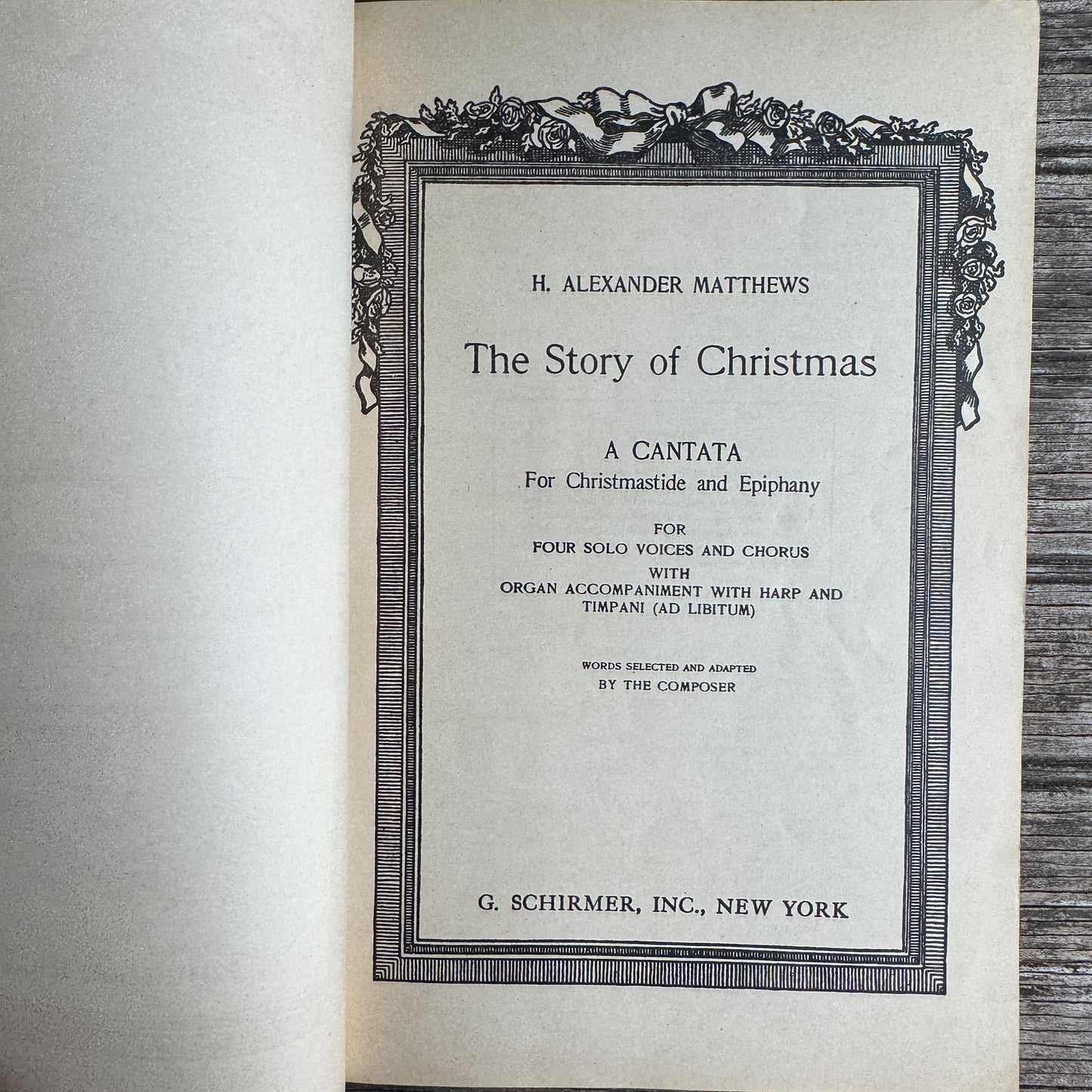 Church Christmas Music Set, 1939-1950
