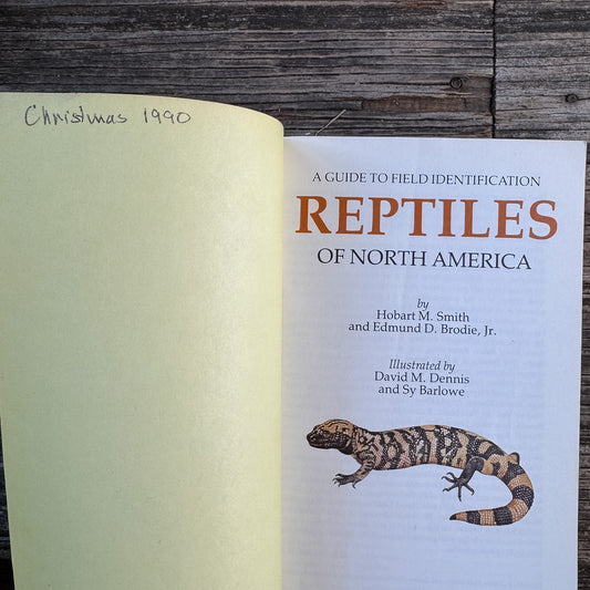 Reptiles of North America, Hobart M. Smith and Edmund D. Brodie Jr., 1982