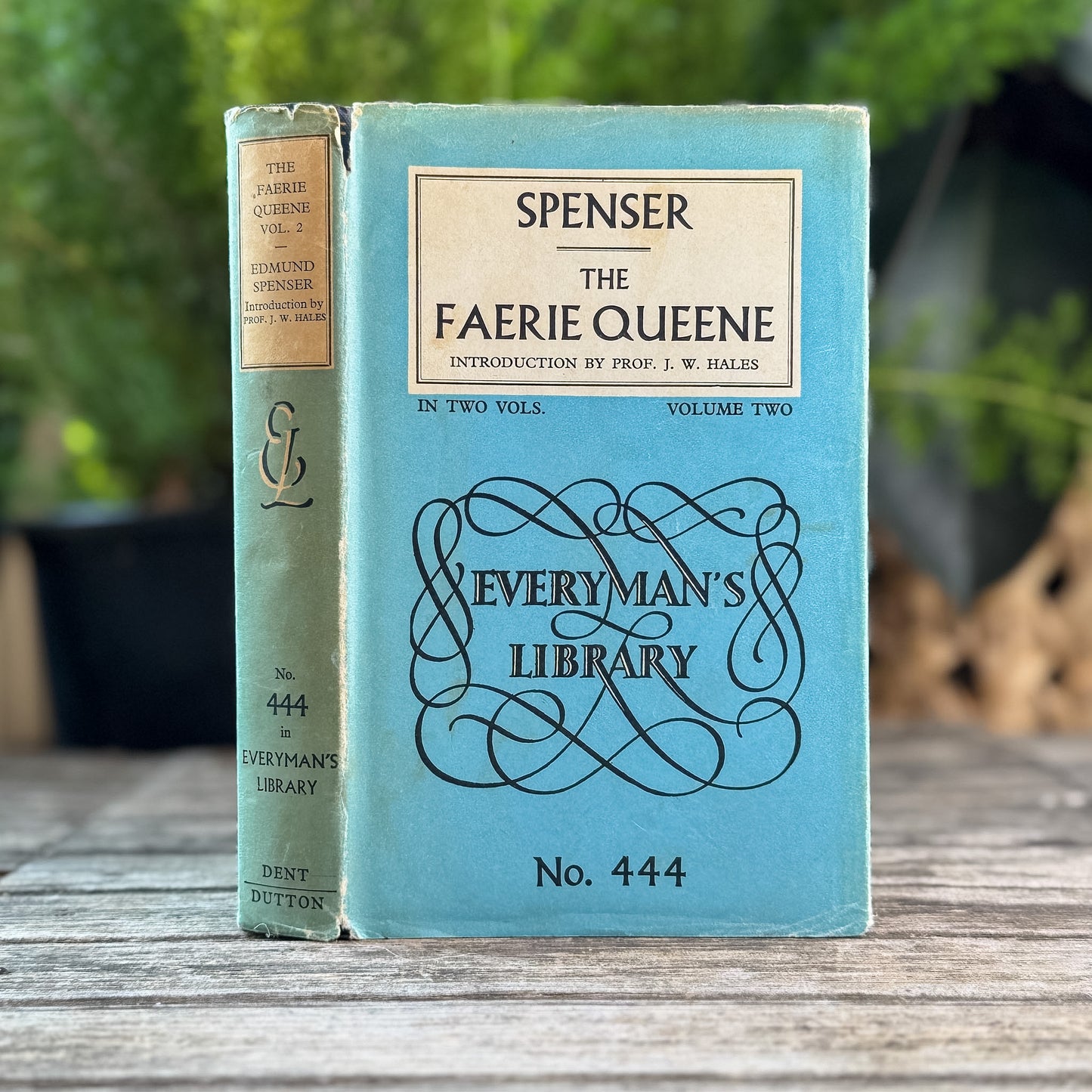 The Faerie Queene, Volume 2, Edmund Spenser, 1955 Everyman's Library Two-Volume Edition