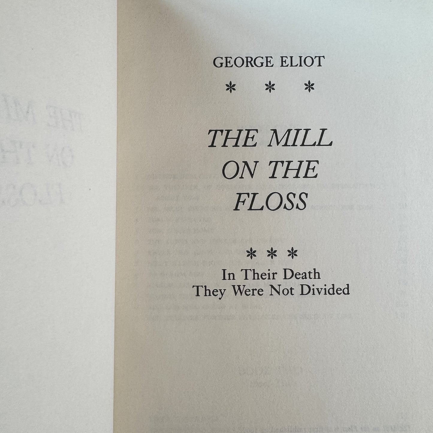 The Mill on the Floss, George Eliot, International Collectors Library Edition